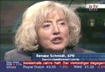 Ministerin Renate Schmidt, der ehemalige „Sündenfall für Schuldirektoren“